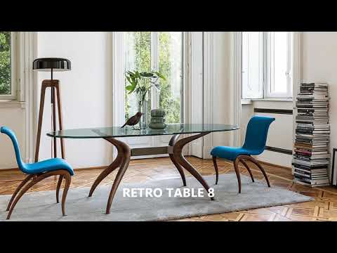 18 Retro Dining Table Design Ideas