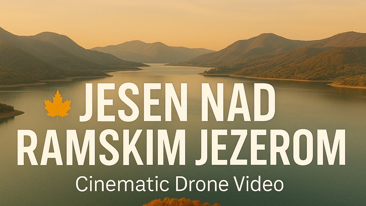 Ramsko jezero – Jesen iz zraka 🍂 | Cinematic Drone Video“