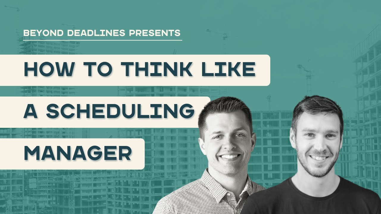 How to Think Like a Scheduling Manager
