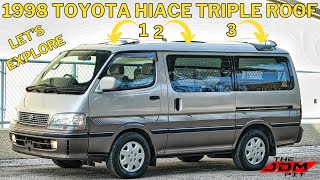 A review and Testdrive on this 1998 Toyota Hiace Super Custom G with only 13k miles, Let's Explore!