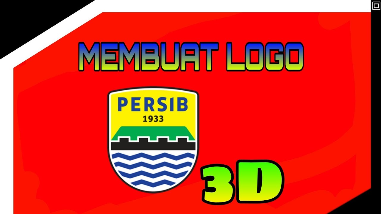 Membuat Logo PERSIB Bandung 3D Dari kertas - YouTube