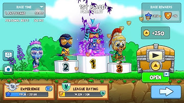 Fun Run 3 Arena (#1): My Most Chaotic Outfit Gameplay With First Place Winning Celebration Animation