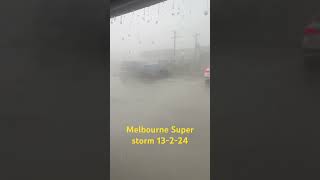 Super storm cell explodes
