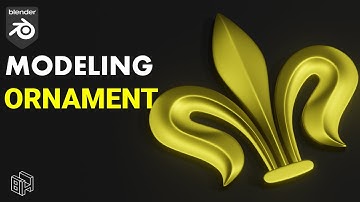 Blender Ornament 3D Modeling Tutorial (day-06)