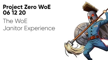 Project Zero WoE 06 12 20 - The WoE Janitor Experience