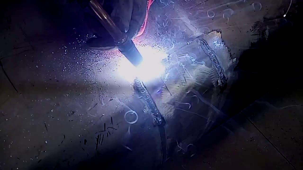 Сварка алюминиевого бака полуавтоматом - YouTube