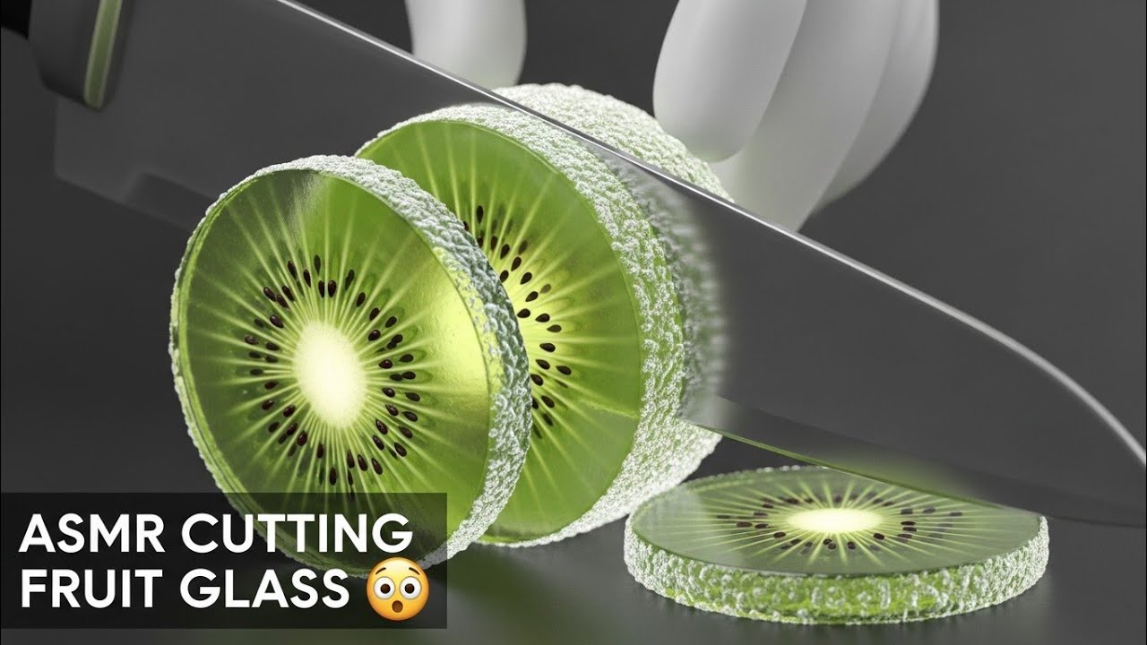 10 Hours CUTTING Glass fruit cutting Satisfying ASMR No Music No Talking 🥑🍓🍊