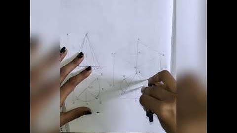 Isometric view and projection of cone