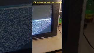 tv Philips con falla de imágen lineas verticales