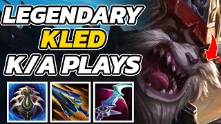 CHALLENGER KLED GAME. K/A PLAYS ONLY. LOL META. 55% WIN KLED TOP