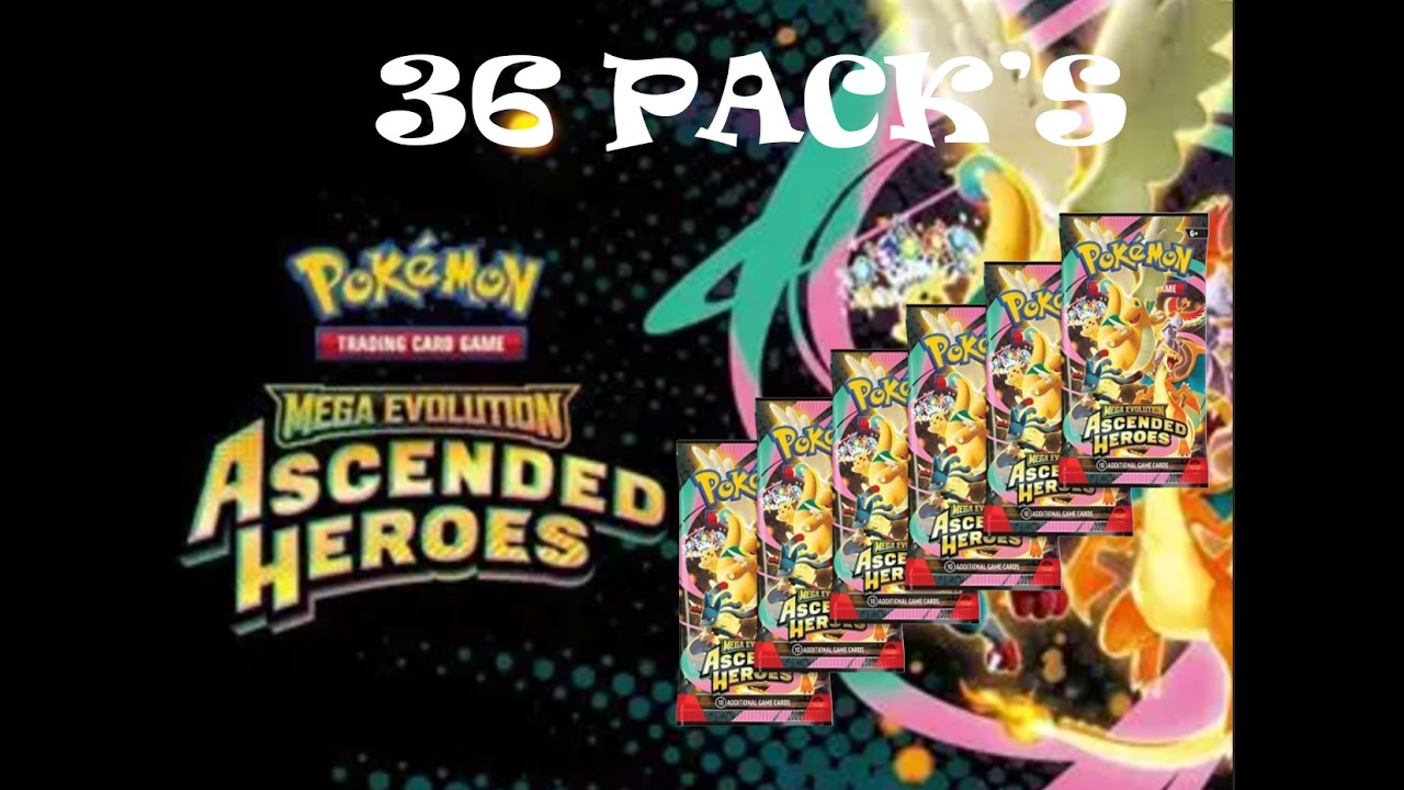 We Opened 36 Packs Of Ascended Heroes!!!!!