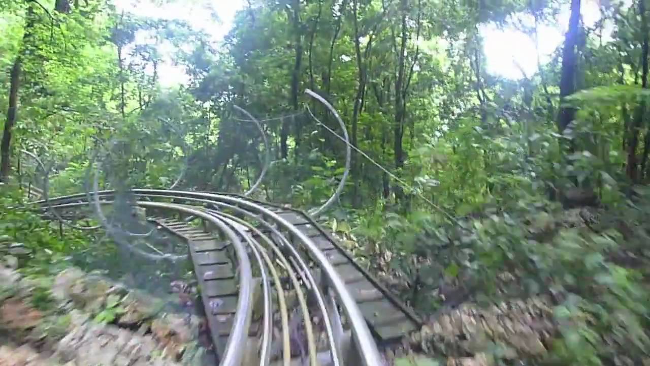Bobsled Roller Coaster Ocho Rios Jamaica Mystic Mountain YouTube