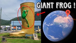 Giant Boot Frog On It Found On Google Earth!😱