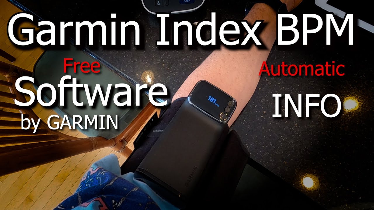  Garmin Index™ BPM, Smart Blood Pressure Monitor, FDA