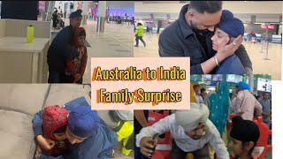 Australia to India Family Surprise Visit | Amritsar Trip | Punjabi Vlog | Family Emotional Video 😭😭