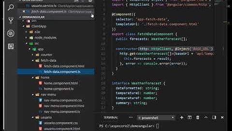 Minicurso ASP .NET Core 2.0 - Fazendo a integração com o Angular - Criando um Serviço