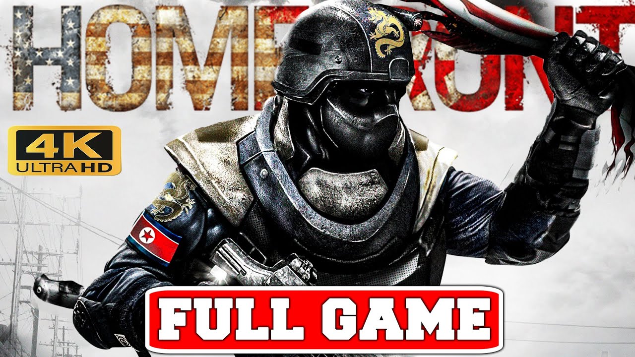 HOMEFRONT Gameplay Walkthrough FULL GAME No Commentary (PC 4K 60FPS Longplay)