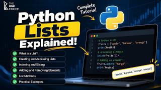 Python Lists Explained | Python Tutorial for Beginners
