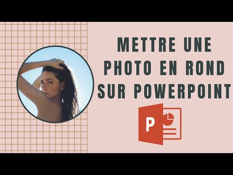 comment placer une image dans un cercle sur PowerPoint