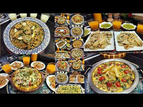 وجبات صيفية للغداء سهلة و بسيطة جدول اكل صيفي متنوع كراتان طاجين مقيلة نوكيت