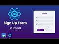 React Signup & Signin Form with Tailwind CSS – Step-by-Step Tutorial