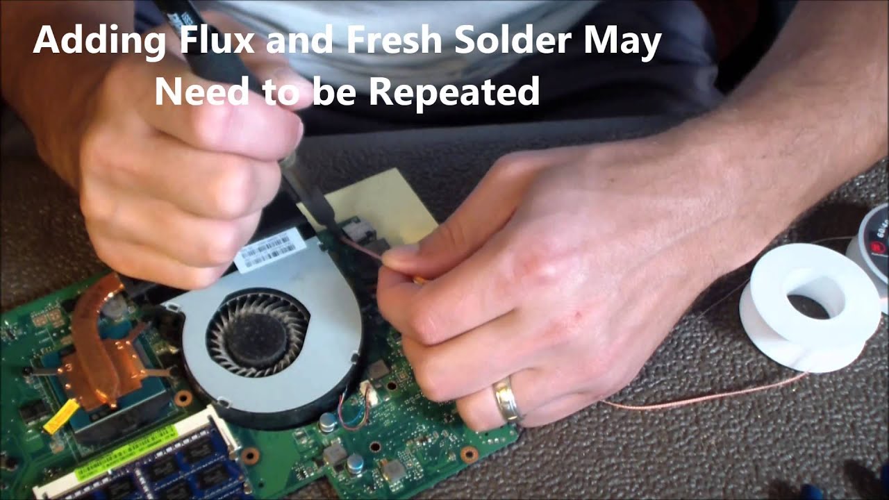 Asus G46V Soldering Guide for AC DC Power Jack Repair YouTube