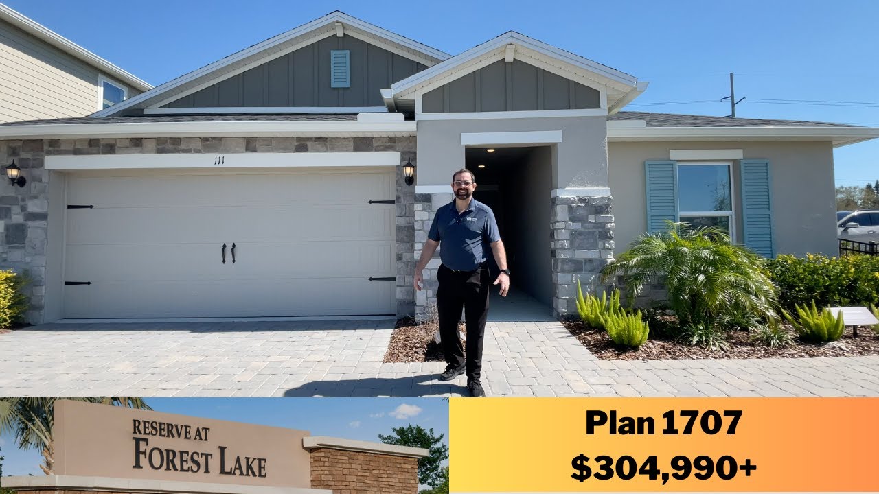 KB Homes, Reserve at Forest Lake, Plan 1707, Lake Wales, Florida