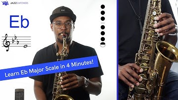 Eb Major Scale on Alto Sax (Gb/F# Concert)
