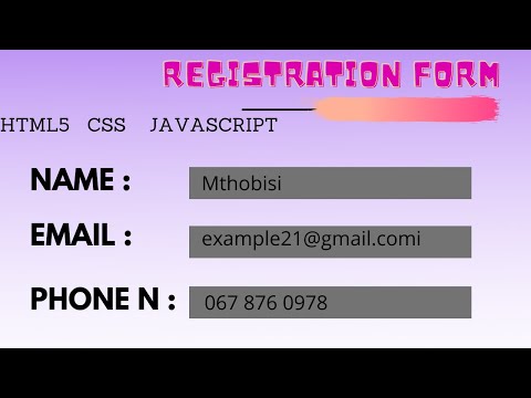 HTML Form || Overview