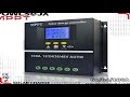 POWLSOJX MPPT 100A 80A 60A Solar Charge Controller 12V 24V 36V 48V Sol
