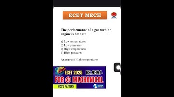 Mechanical MCQs for ECET 2025 🚀 | Q-89 Strategy to Achieve Top Rank!