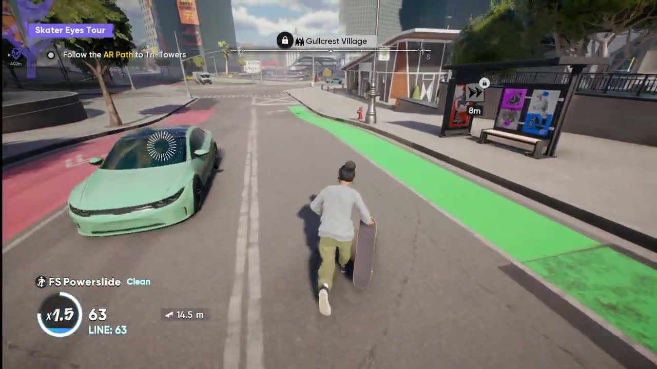 Как делать Powerslide в Skate 4 (Skate.)