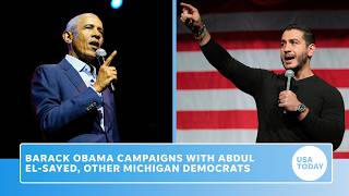 Live: Barack Obama campaigns with Abdul El-Sayed for Michigan Senate race as midterm elections near