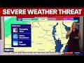 DC weather: Showers and thunderstorms likely Tuesday as severe weather threatens