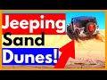 Jeep offroad in sand dunes glamis  wgopro hero 7