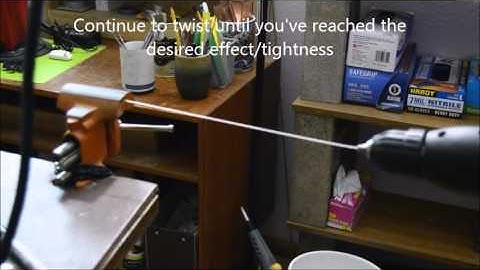 Making Twisted Wire for Jewelry Embellishments