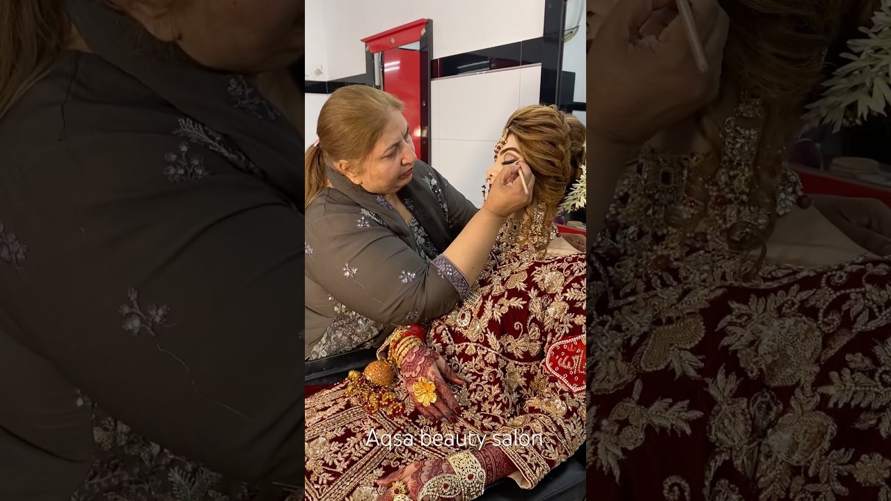 Bride by aqsa beauty salon #shortsfeed #shorts #short