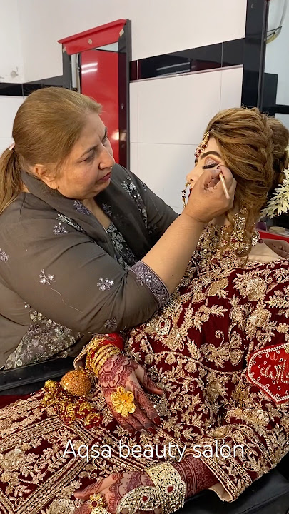 Bride by aqsa beauty salon #shortsfeed #shorts #short