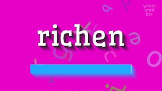Zengi̇n - Zengi̇n Nasil Okunuyor? Ştirmek Richen - How To Pronounce Richen?