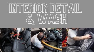 Interior Detail, Exterior Wash on this BMW
