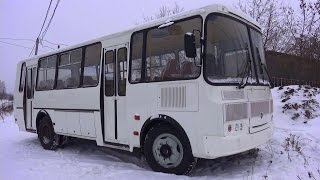 2014 ПАЗ-423405. Обзор (интерьер, экстерьер, двигатель).