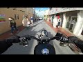 Harley iron xl883n 300m run short video( loud V&H exhaust)