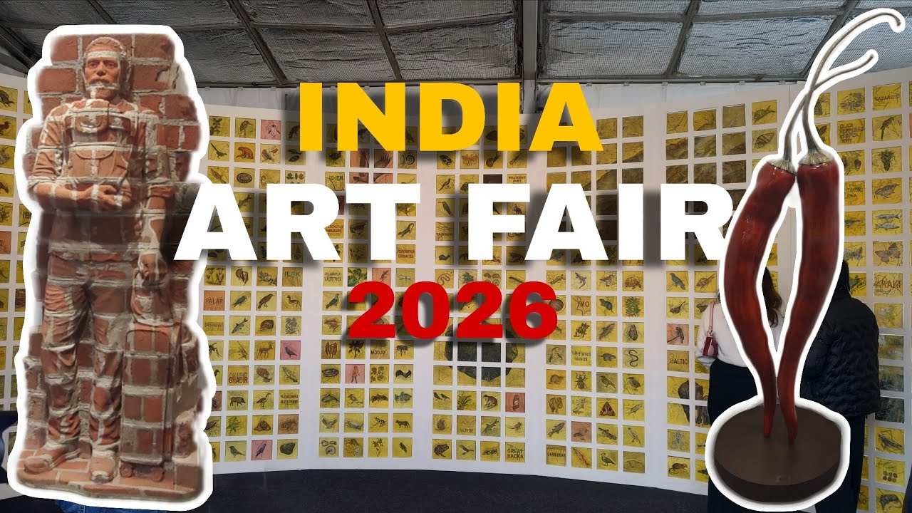 My first vlog😆✨  Exploring art, creativity lovely moments at India Art Fair 2026 🎨