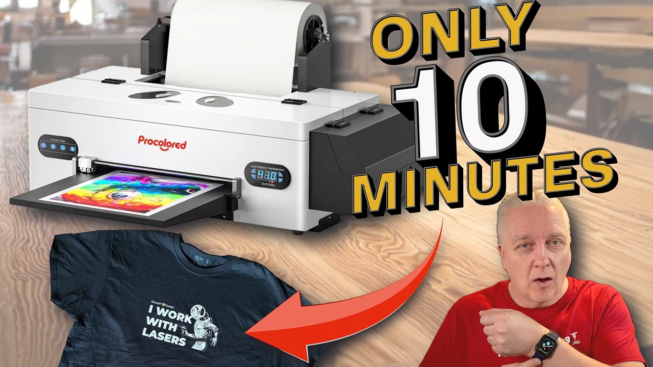 My First Time Using A Procolored F13 DTF Printer - What Could Go Wrong?