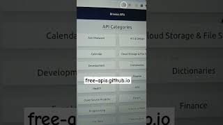 Get Free APIs for your projects🔥#api #youtubeshorts #viral #developer