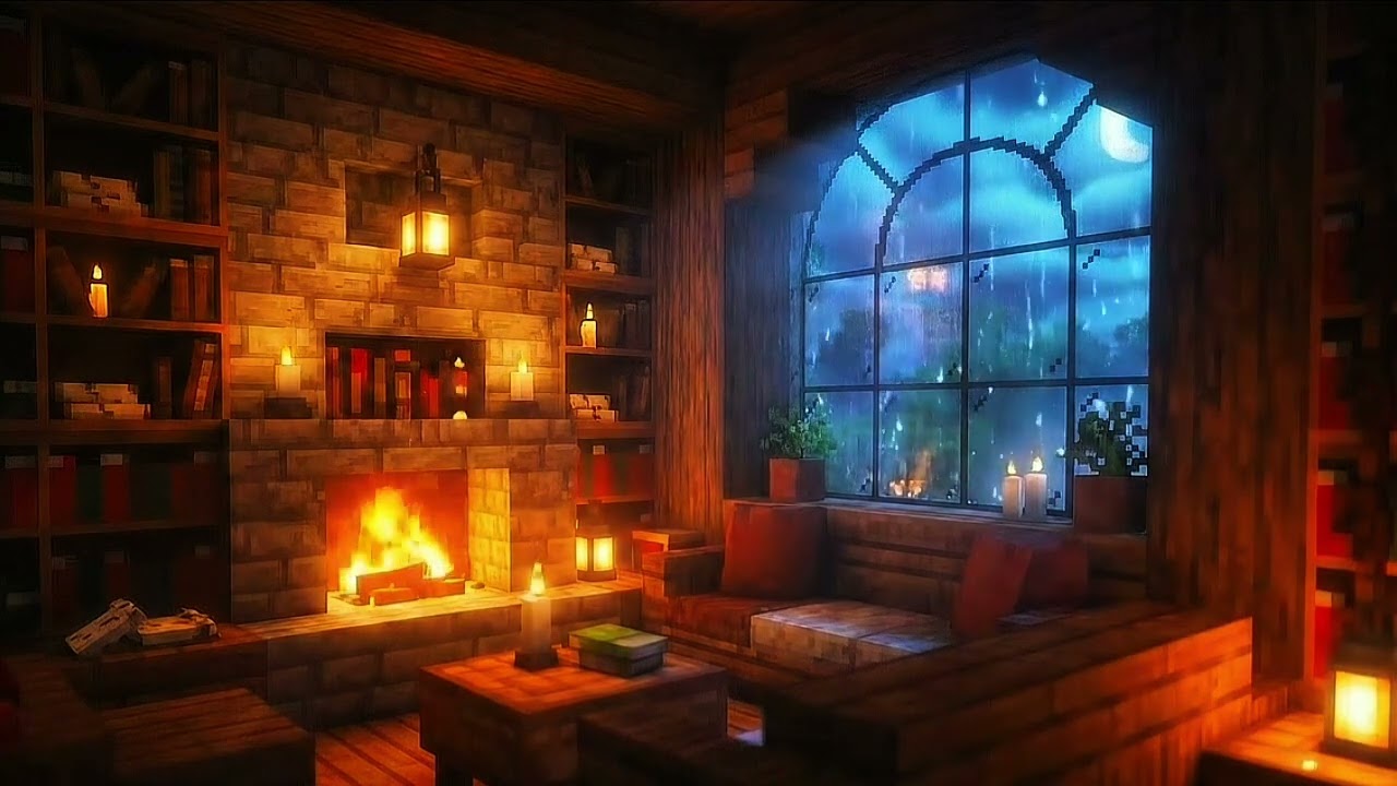 Soft Sad Jazz Piano at Night | Sleep & Relax | Rainy Mood