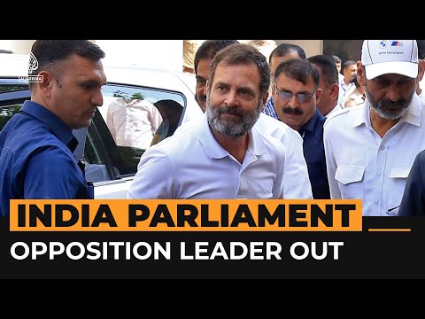 Indian opposition leader Rahul Gandhi disqualified as MP | Al Jazeera Newsfeed