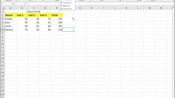 Merge and Combine cells in Excel.| Shortcut Keys