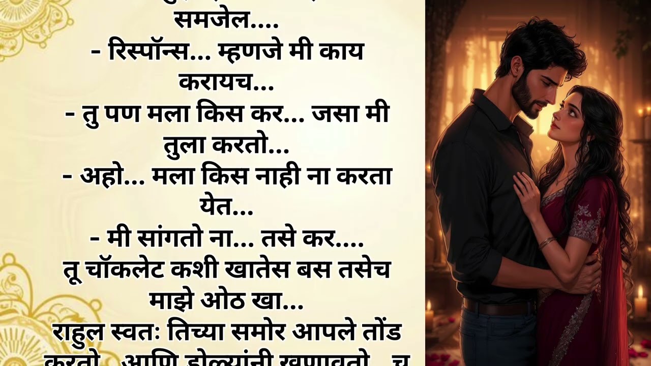 💕सुइमध्ये💕 हा दोरखंड  कसा जाइल 💕💕 मला भिती वाटत आहे भाग - ३४ । मराठी स्टोरी111 I रोमॅन्टिक स्टोरी ||