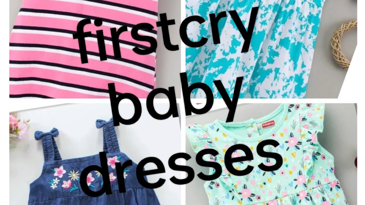 Cotton On blue, pink and striped dress Newborn – Nearly New Kids